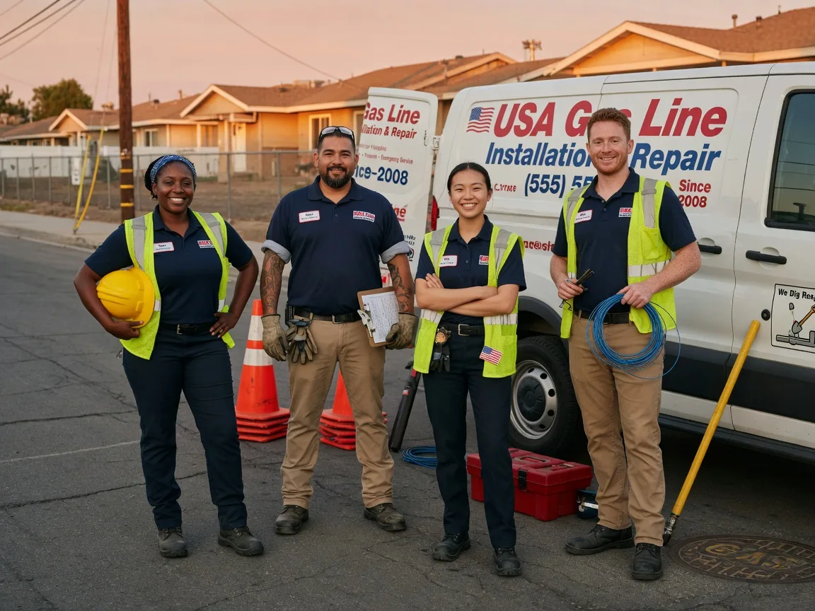 Gas Line Installation company in Brisbin, PA